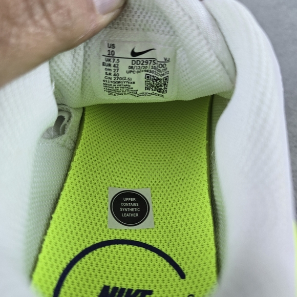 Nike womens air max bolt, amd white indigo burst pink blast siz 10 sneakers shoe - Picture 8 of 9